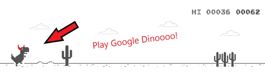 how to play google dinosaur game