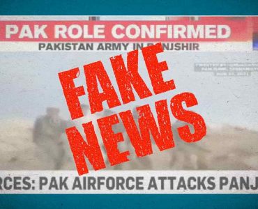 India media fake news panjshir shot