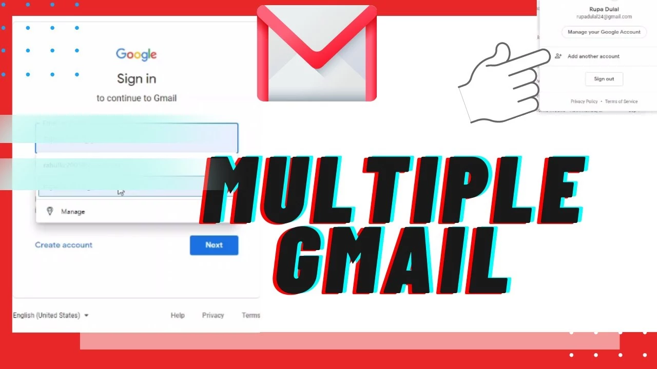 gmail login multiple different user accounts