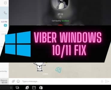 Viber Windows 10 and 11 Fix