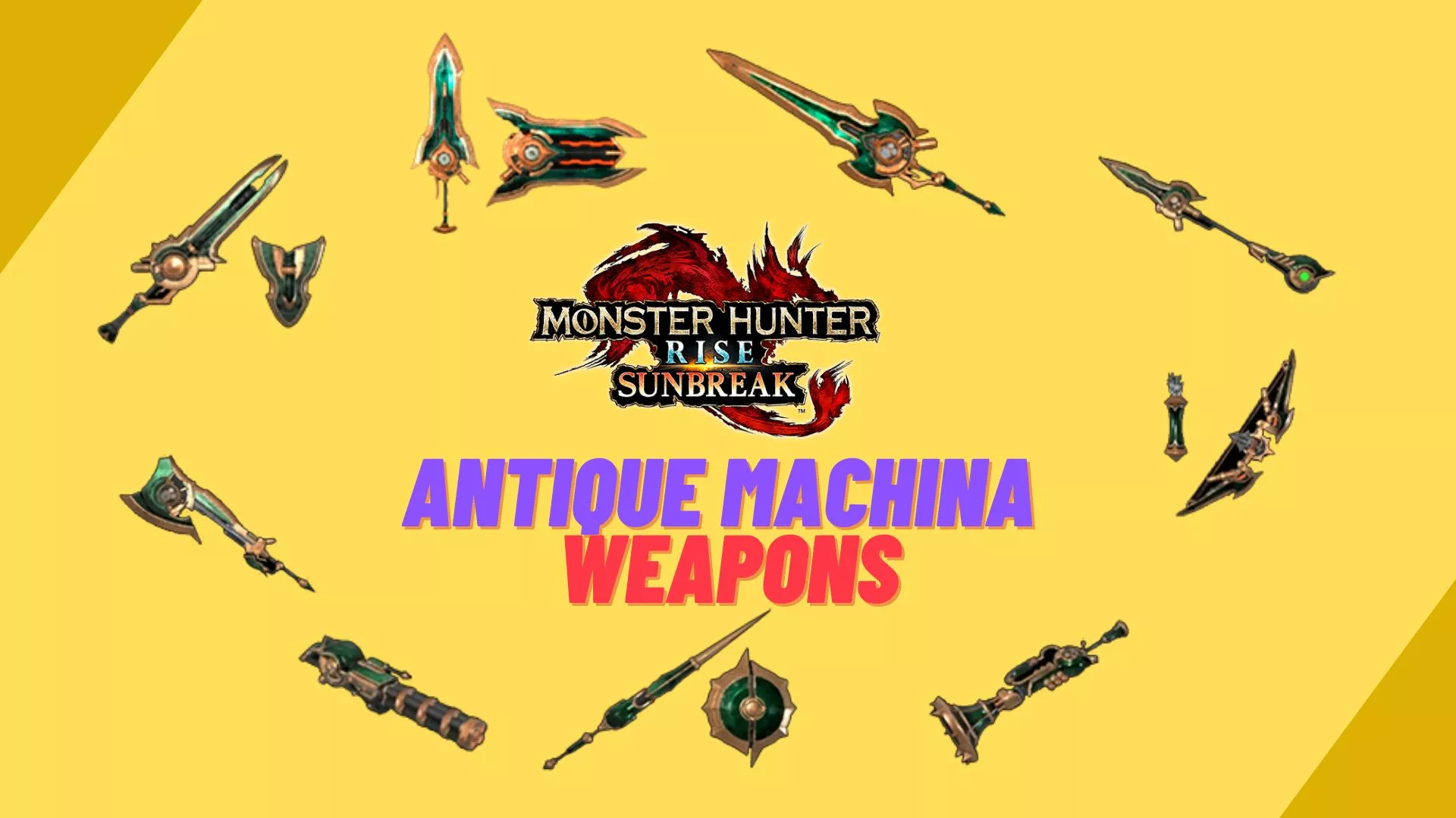 antique machina weapons list