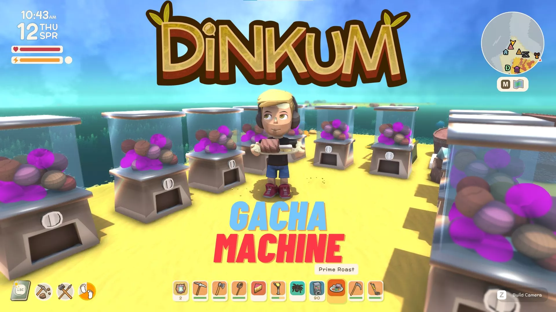 dinkum gacha machine guide