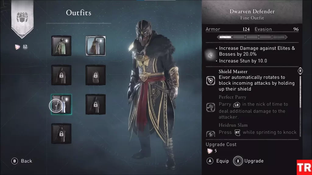 Dwarven Defender Armor forgotten saga